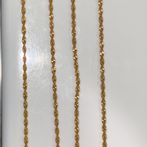 Jewelry - Elegant 14k Gold Chain Necklace 22in